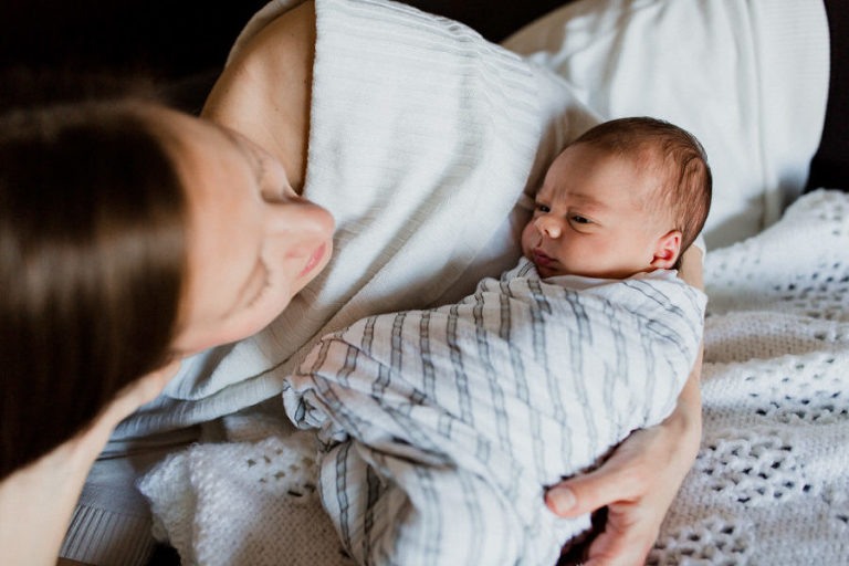 Ann Arbor Lifestyle Newborn Photographer 